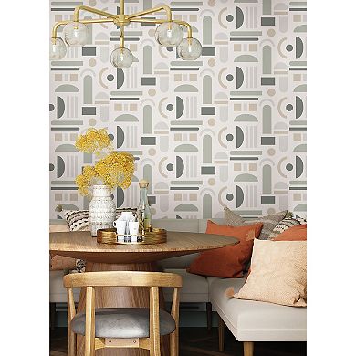 WallPops Wiles Terracotta Peel and Stick Wallpaper