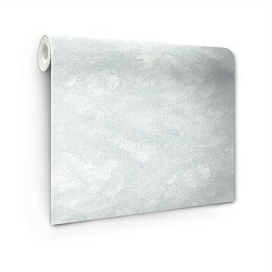WallPops Declan Blue Peel and Stick Wallpaper