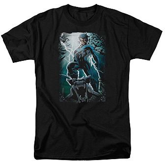 Batman Night Light Short Sleeve Adult T-shirt