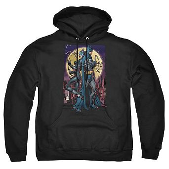 Batman Paint The Town Red Adult Pull Over Hoodie