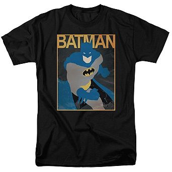 Batman Simple Bm Poster Short Sleeve Adult T-shirt