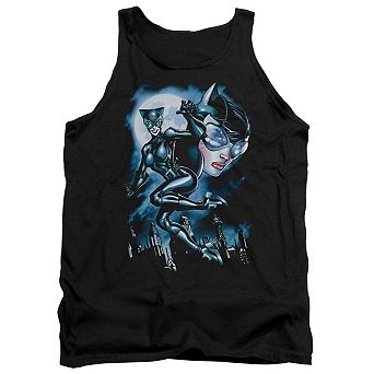 Batman Moonlight Cat Adult Tank Top