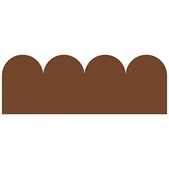 WallPops Terracotta Scallop Headboard Wall Decal