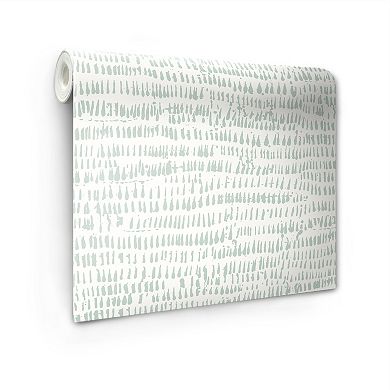 WallPops Kylver Seafoam Peel and Stick Wallpaper