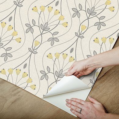 WallPops Wilder Scandinavian Botanical Peel and Stick Wallpaper
