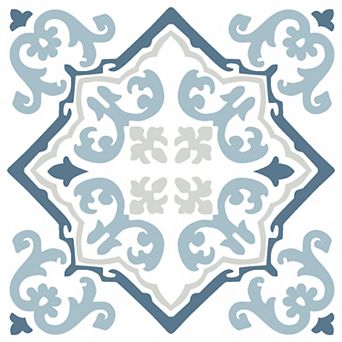 WallPops Alina Bohemian Medallion Peel and Stick Wall Tiles