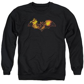 Batman Molten Logo Adult Crewneck Sweatshirt