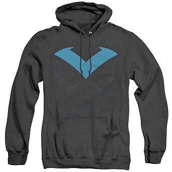 Batman Nightwing Uniform Adult Heather Hoodie