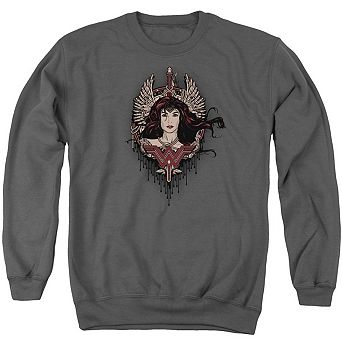 Batman V Superman Winged Goddess Adult Crewneck Sweatshirt