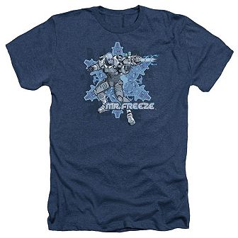 Batman Mr Freeze Adult Heather T-shirt