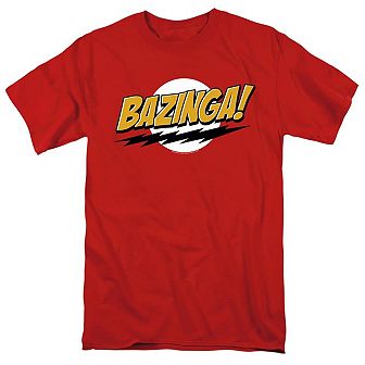 Big Bang Theory Bazinga Short Sleeve Adult T-shirt