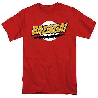 Big Bang Theory Bazinga Short Sleeve Adult T-shirt