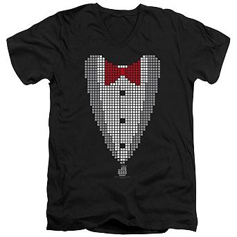Big Bang Theory Pixelated Tux Short Sleeve T-shirt