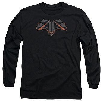 Batman V Superman Tech Bat Logo Long Sleeve Adult T-shirt