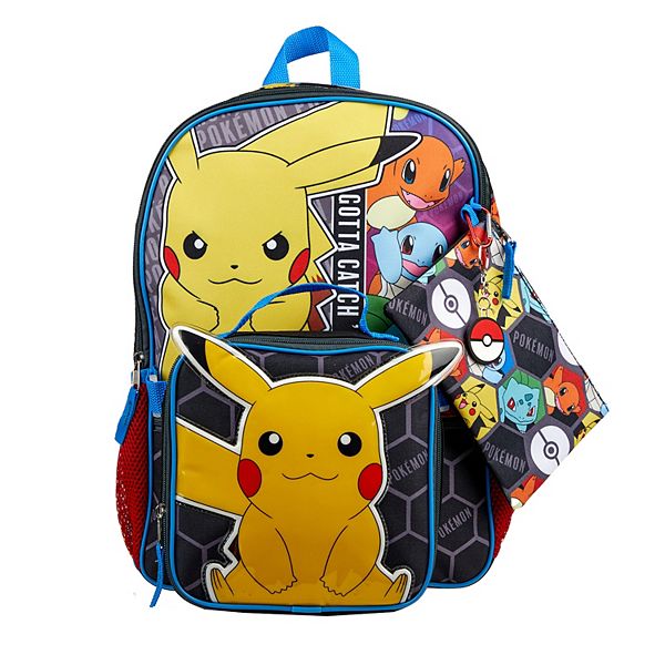 Pokemon 5 pc Backpack Set