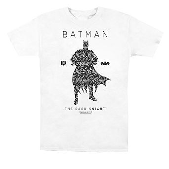 Batman Paislety Silhouette Short Sleeve Adult T-shirt