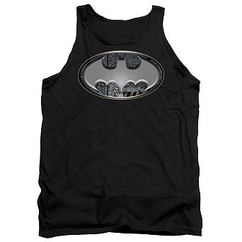 Batman Steel Wall Shield Adult Tank Top
