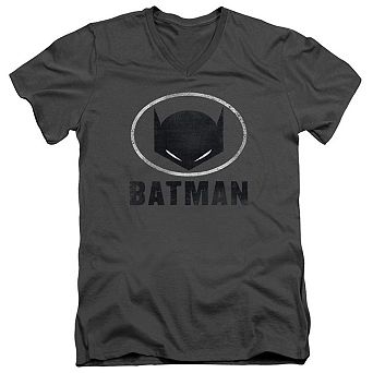 Batman Mask In Oval Short Sleeve T-shirt