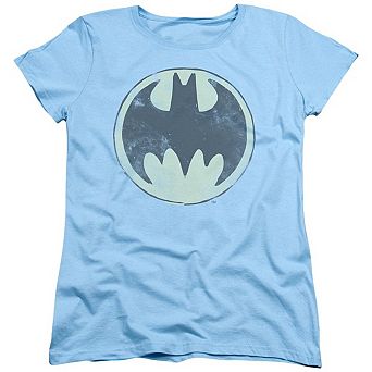 Batman Old Time Logo Short Sleeve Womens T-shirt