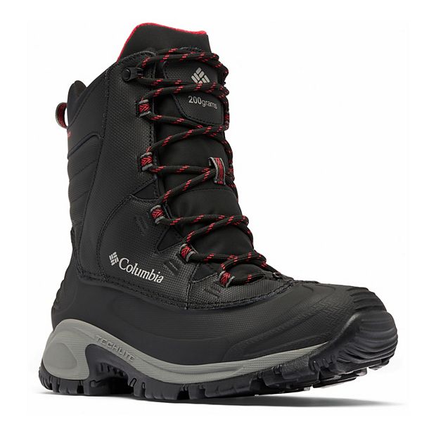 Columbia Bugaboot III Boot Men s Black Bright Red 12