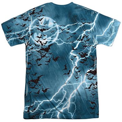Batman Stormy Kngiht Short Sleeve Adult 100% Poly Crew T-shirt