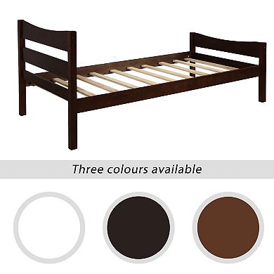 Merax Twin Size Wood Platform Bed