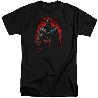 Batman Red Knight Short Sleeve Adult Tall T-shirt