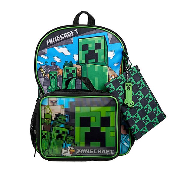 Minecraft 5 pc Backpack Set