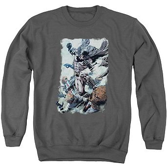 Batman Punch Adult Crewneck Sweatshirt