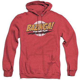 Big Bang Theory Bazinga Adult Heather Hoodie