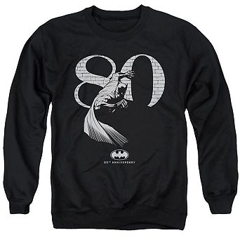 Batman 80 Wall Adult Crewneck Sweatshirt