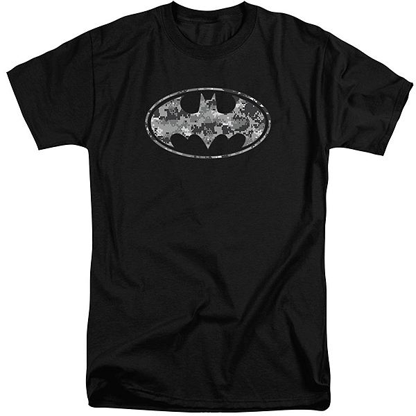 Batman Urban Camo Shield Short Sleeve Adult Tall T-shirt