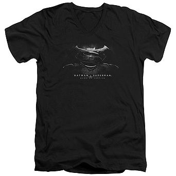 Batman V Superman Bw Logo Short Sleeve T-shirt