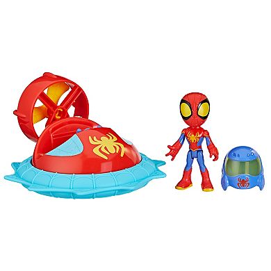 Hasbro Marvel Spidey & His Amazing Friends Web-Spinners Spidey with Hover Spinner