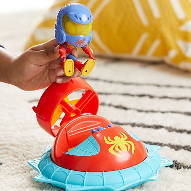 Hasbro Marvel Spidey & His Amazing Friends Web-Spinners Spidey with Hover Spinner