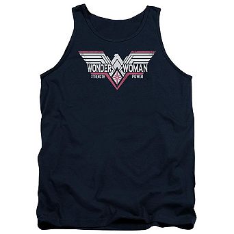 Batman V Superman Thunder Logo Adult Tank Top