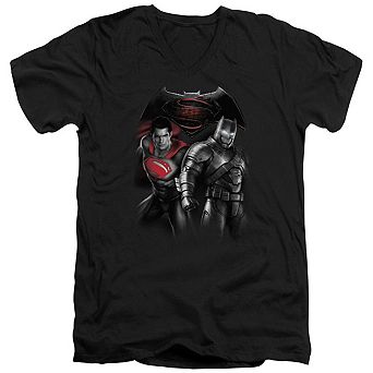 Batman V Superman Stand Off Short Sleeve T-shirt
