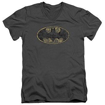 Batman Tattered Logo Short Sleeve T-shirt