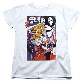 Batman Loves Wacky Fury Short Sleeve Women´s T-Shirt