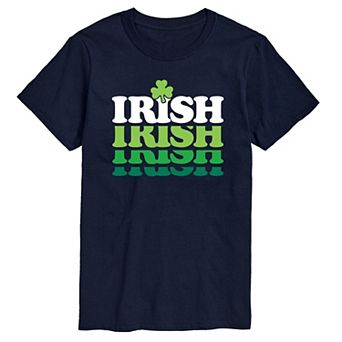Men's Irish Retro Repeat Graphic Tee
