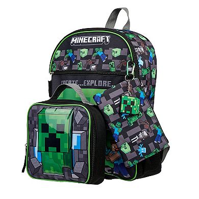 Minecraft 5 pc Backpack Set