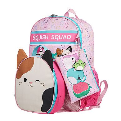 Squishmallows 5 pc Backpack Set