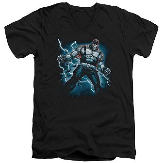Batman Stormy Bane Short Sleeve Adult V Neck T-shirt