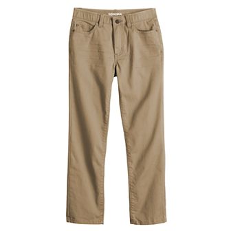 Boys 7-20 Sonoma Goods For Life® Flexwear Slim Fit Twill Pants in Regular & Husky