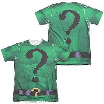 Batman Riddler Uniform Sleeve T-shirt