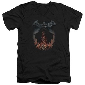 Batman Smoke & Fire Short Sleeve T-shirt