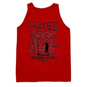 Beetlejuice Dantes Inferno Room Adult Tank Top