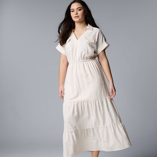 Women's Simply Vera Vera Wang Side Ruched Tee