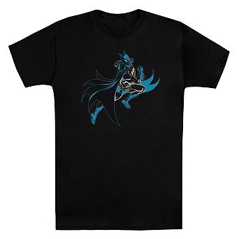 Batman Neon Batman Short Sleeve Adult T-shirt