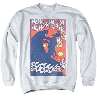 Batman Punchline Adult Crewneck Sweatshirt